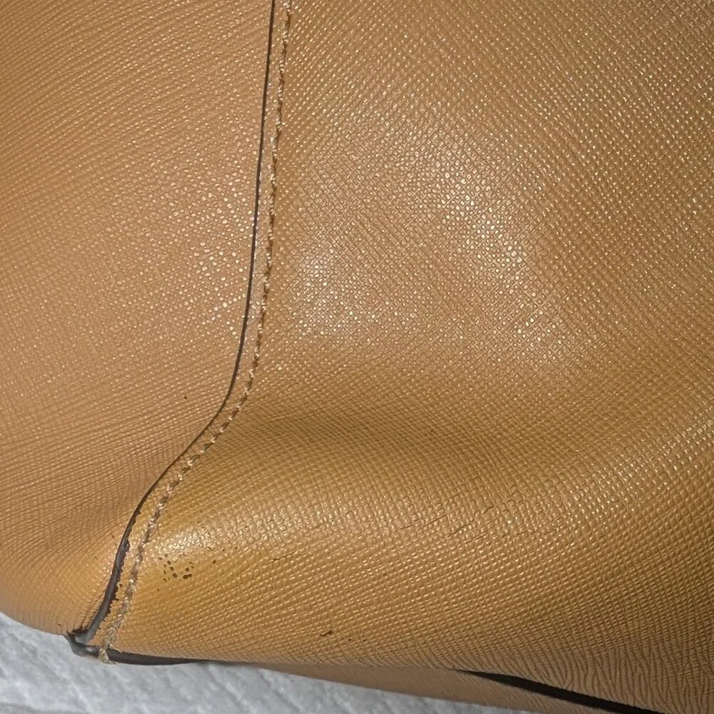 Tory Burch Emerson Saffiano Leather Tote – Tan/Camel REHAB SPECIAL! - Picture 10 of 16